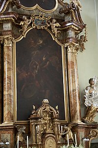 High altar painting by “Kremser Schmidt” in Wösendorf parish church. © Katharina Mahel